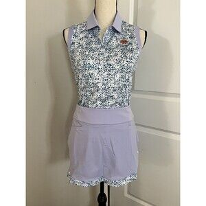NWT Adidas Skort Set Embroidered Kiawah Island Purple Size Small Retail $160